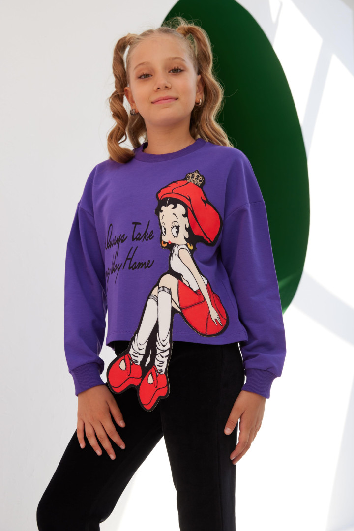 

Толстовка Little Star Girls р. 9-10 лет Пурпурный, L11823K2855 (доставка из-за рубежа), L11823K2855