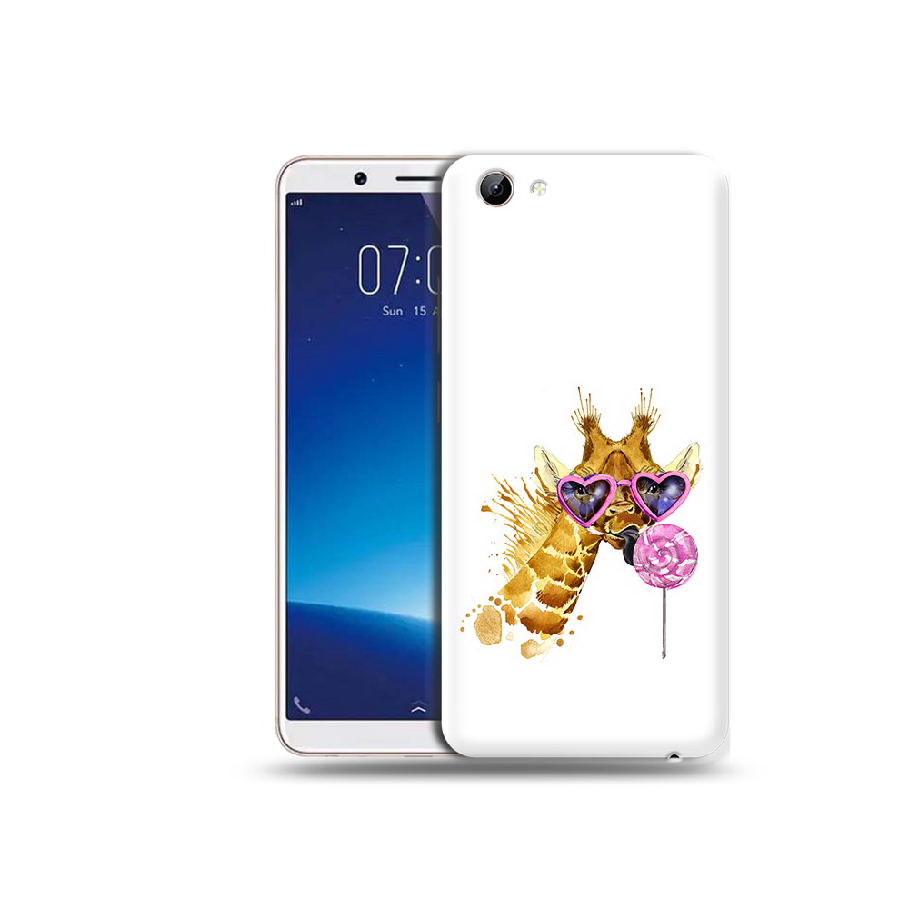 

Чехол MyPads Tocco для Vivo Y71 акварельный жираф (PT111858.440.217), Прозрачный, Tocco