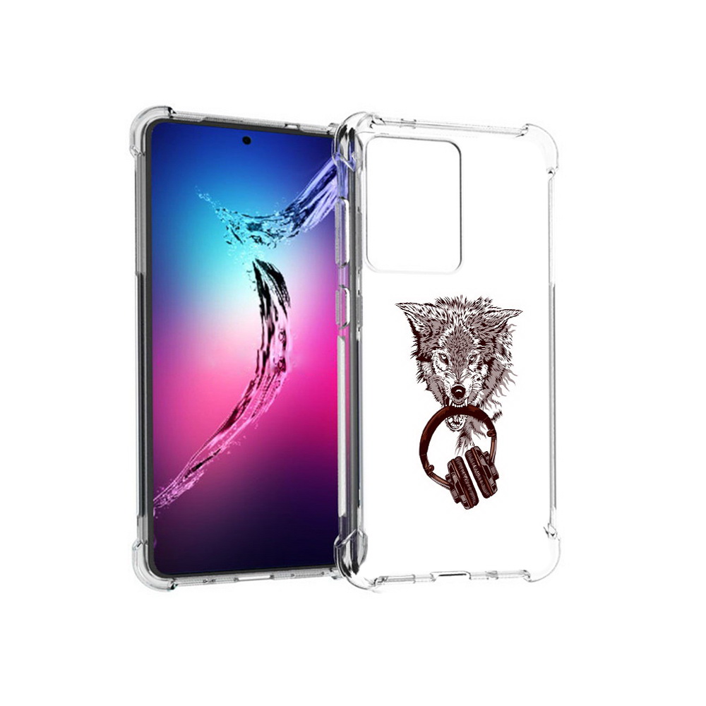 

Чехол MyPads Tocco для Samsung Galaxy S20+ дикий волк (PT141343.495.325), Прозрачный, Tocco