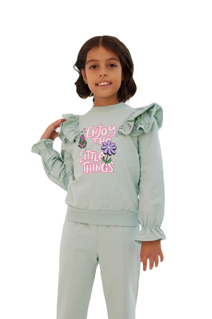 

Свитшот Little Star Girls р. 5-6 лет Ментоловый, L11823K2822 (доставка из-за рубежа), L11823K2822