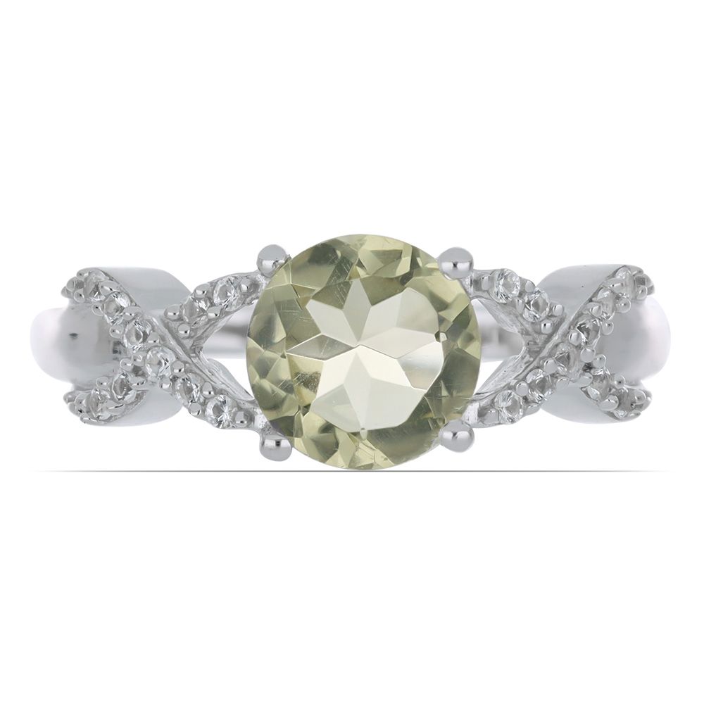 Кольцо из серебра р.21 Ювелирия T48562, топаз