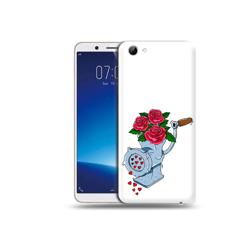 

Чехол MyPads Tocco для Vivo Y71 Цветочные сердца (PT111858.440.199), Прозрачный, Tocco