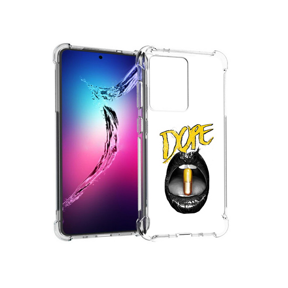 

Чехол MyPads Tocco для Samsung Galaxy S20+ губы (PT141343.495.303), Прозрачный, Tocco