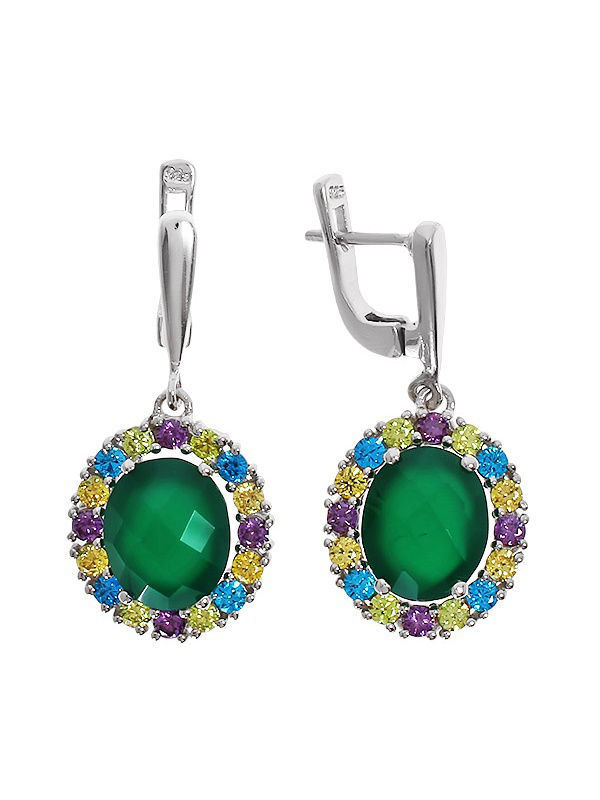 

Серьги из серебра с топазом Balex Jewellery 2410931218, 2410931218