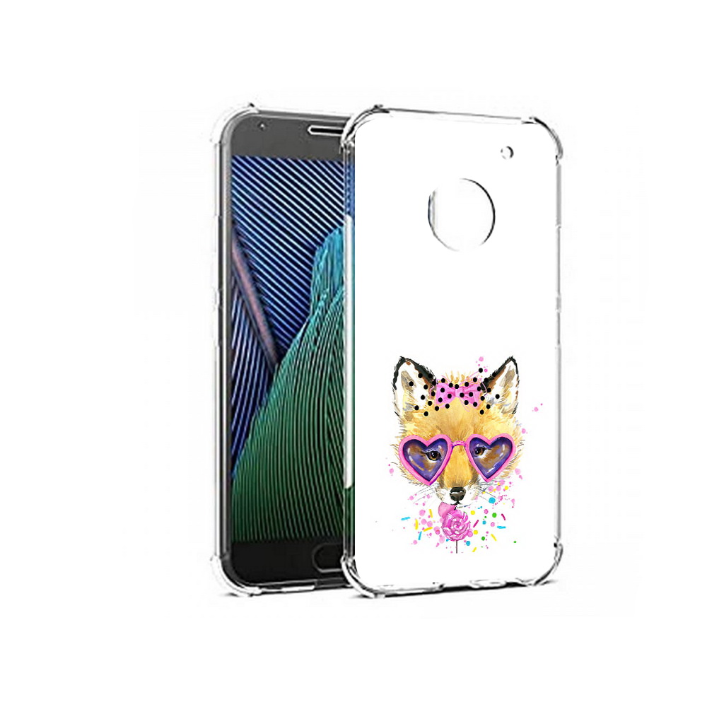 

Чехол MyPads Tocco для Motorola Moto G5 лисенок с бантиком (PT67504.367.441), Прозрачный, Tocco