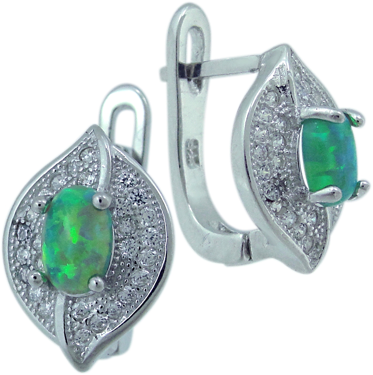 

Серьги из серебра с опалом Balex Jewellery 2405937653, 2405937653