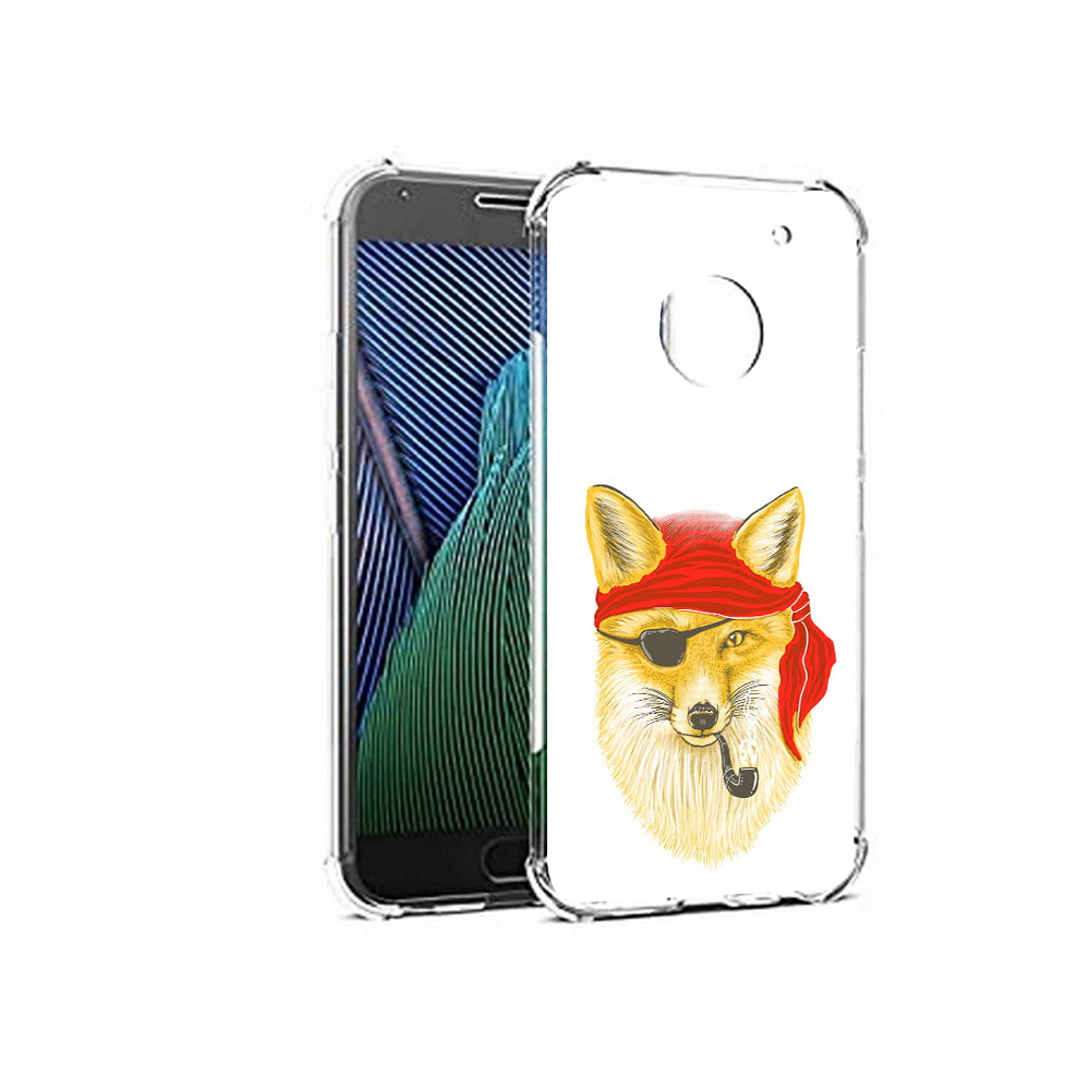 

Чехол MyPads Tocco для Motorola Moto G5 лиса-пират (PT67504.367.440), Прозрачный, Tocco