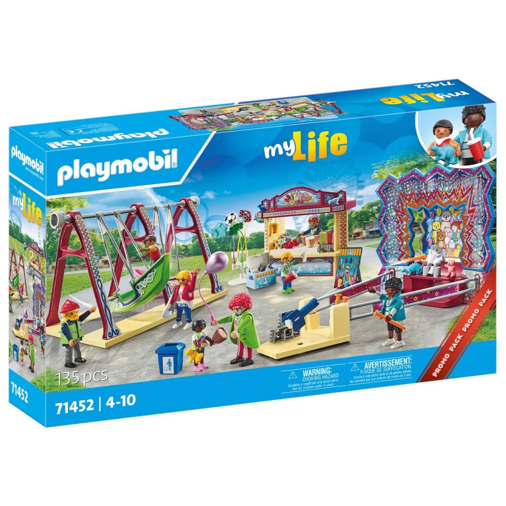 

Конструктор PLAYMOBIL 71452 ярмарка развлечений 135 деталей, 71452