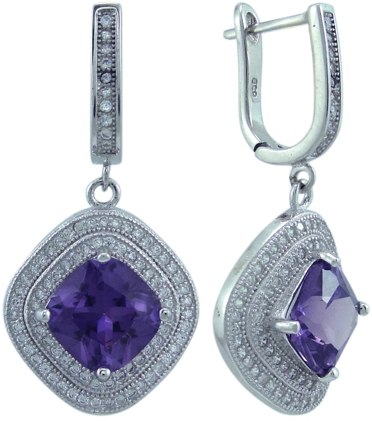 

Серьги из серебра с александритом Balex Jewellery 2405937663, 2405937663