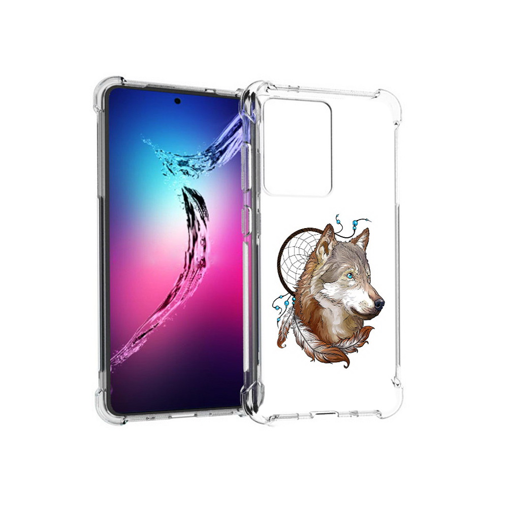 

Чехол MyPads Tocco для Samsung Galaxy S20+ волк и ловец снов (PT141343.495.269), Прозрачный, Tocco