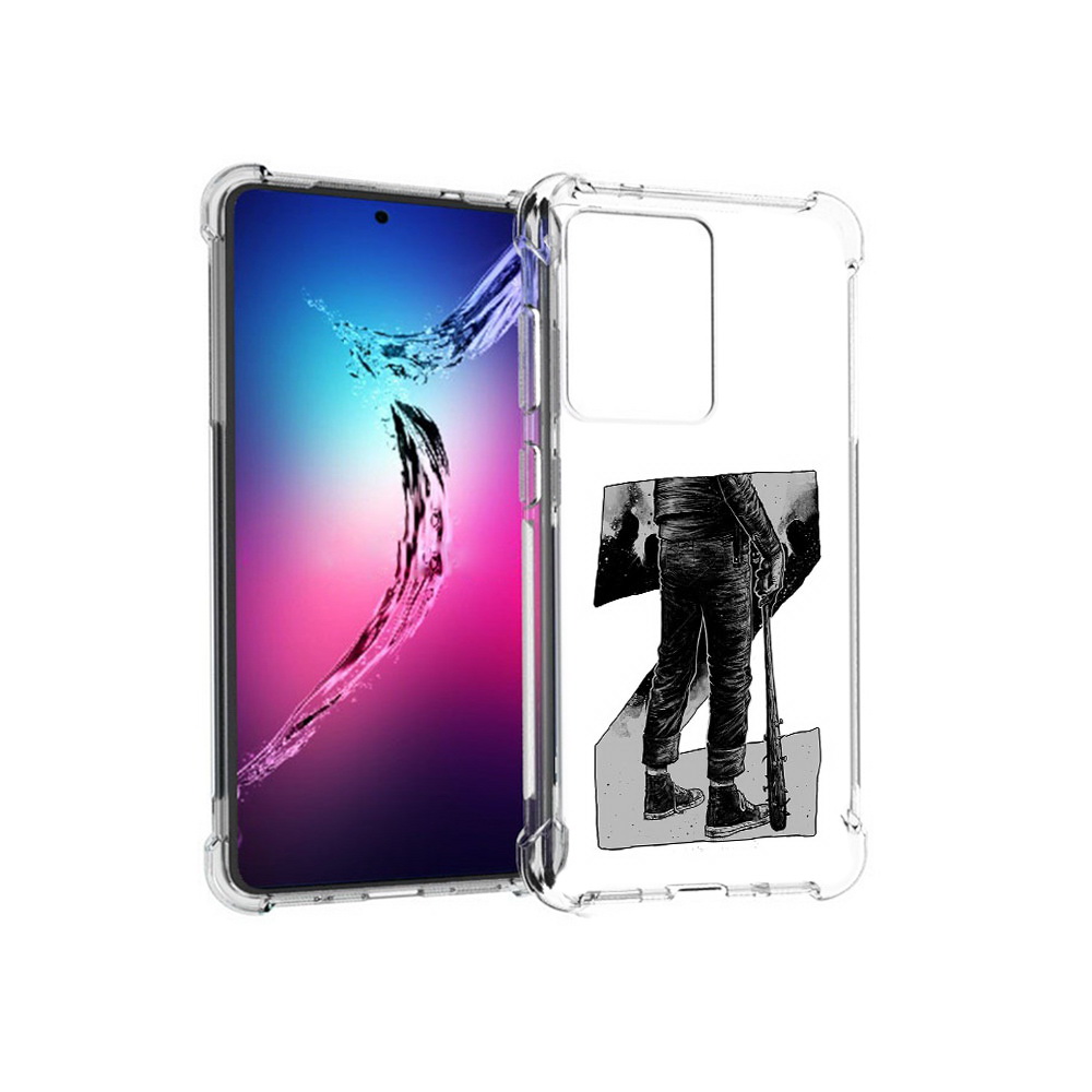 

Чехол MyPads Tocco для Samsung Galaxy S20+ воин черно белый (PT141343.495.265), Tocco