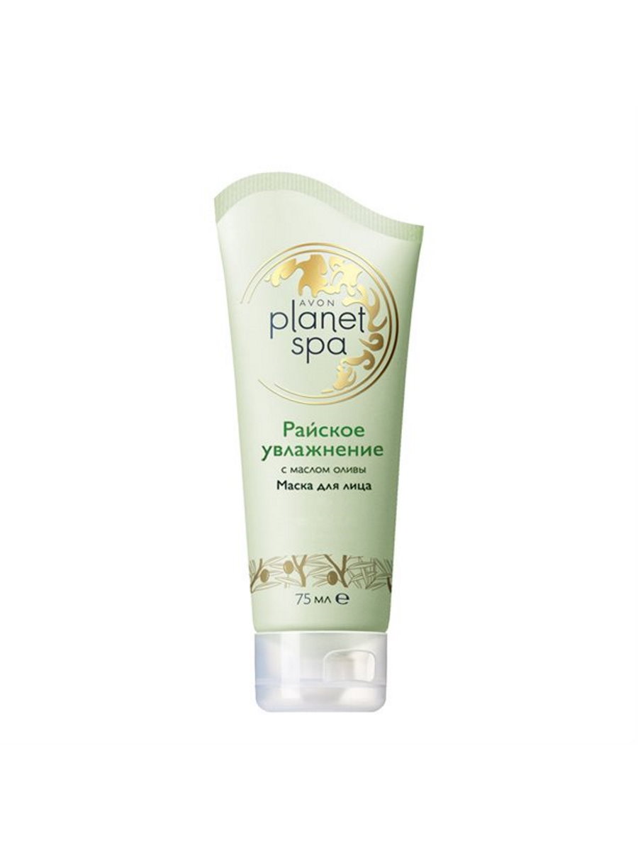 Маска для лица Avon planet spa Райское увлажнение с маслом оливы 75 мл 489₽