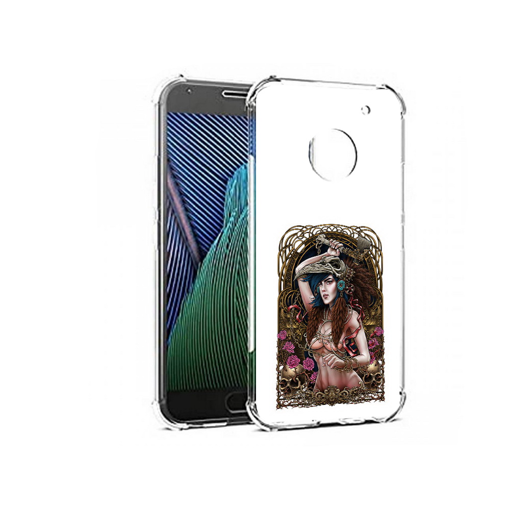 

Чехол MyPads Tocco для Motorola Moto G5 красивая девушка рисунок (PT67504.367.407), Прозрачный, Tocco