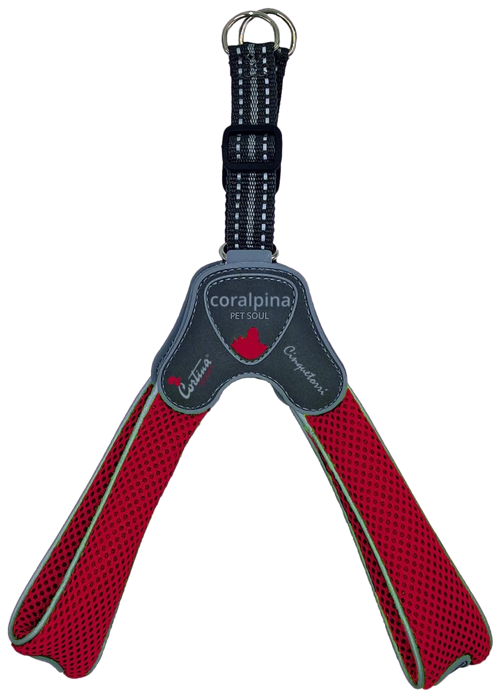 

Шлейка для собак Cortina Супер Комфорт текстиль, красная, №1, обхват груди 20-30 см, Красный