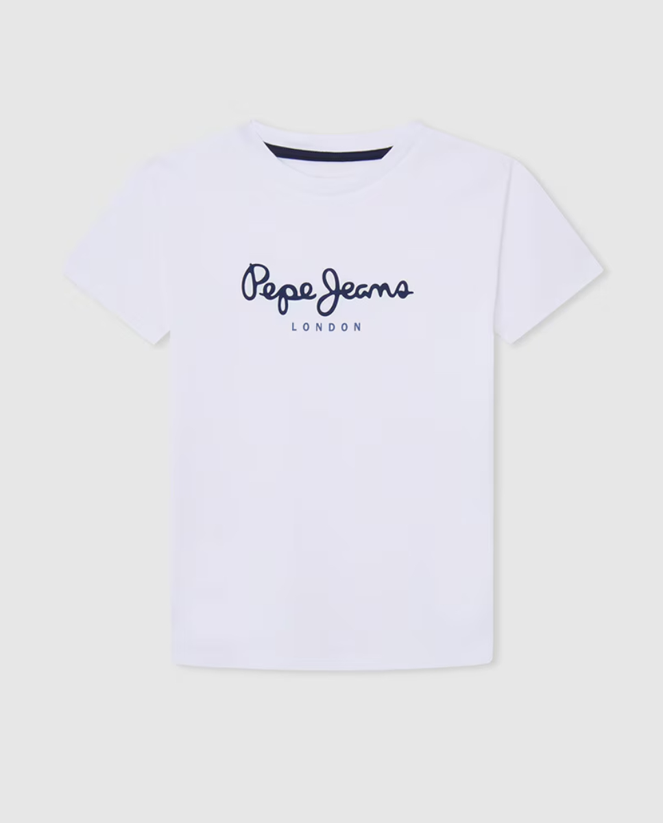 Футболка детская для мальчиков Pepe Jeans PB503920*800*8 белая 8