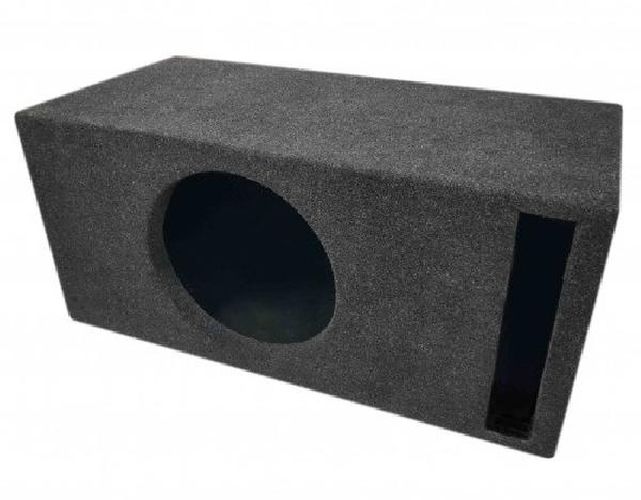 

Корпус для сабвуфера AMP P001 12", щель фронтальная, 60л., МДФ, 36-38Гц, Черный, P001