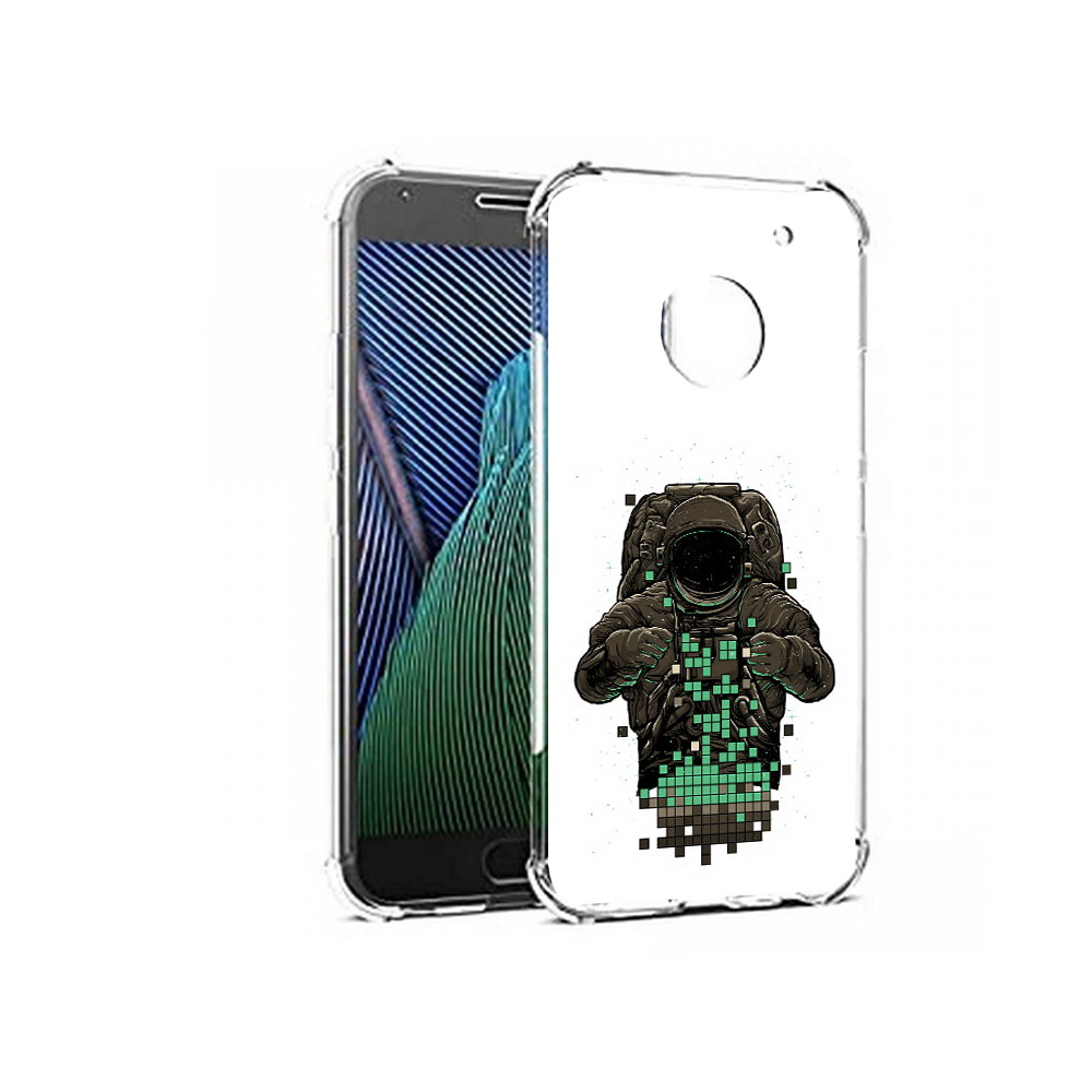 

Чехол MyPads Tocco для Motorola Moto G5 космонавт с пикселями (PT67504.367.394), Прозрачный, Tocco