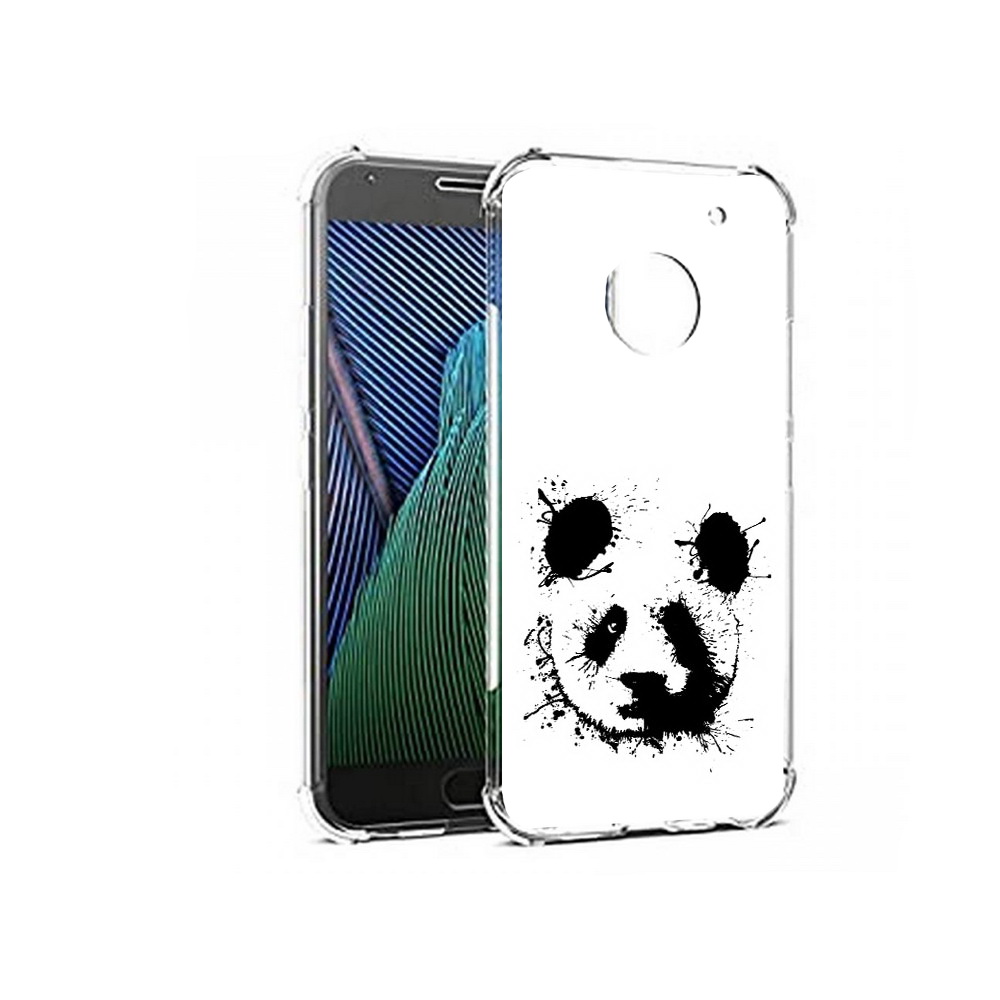 

Чехол MyPads Tocco для Motorola Moto G5 клякса-панда (PT67504.367.389), Прозрачный, Tocco