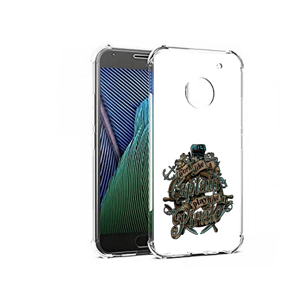 

Чехол MyPads Tocco для Motorola Moto G5 капитан пиратов (PT67504.367.385), Прозрачный, Tocco