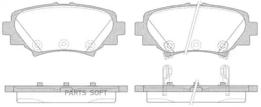

Тормозные колодки Remsa 157002