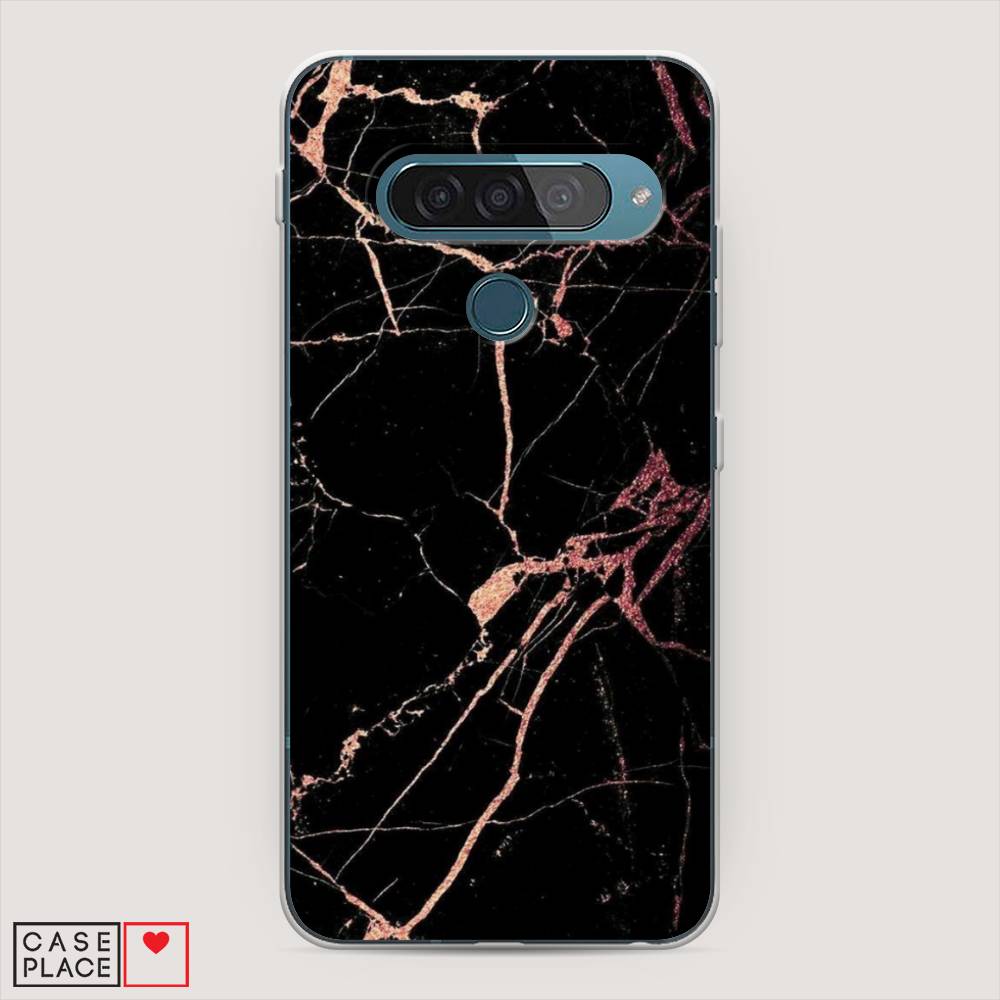 

Чехол Awog "Мрамор розовое золото" для LG G8s ThinQ, 84050-3