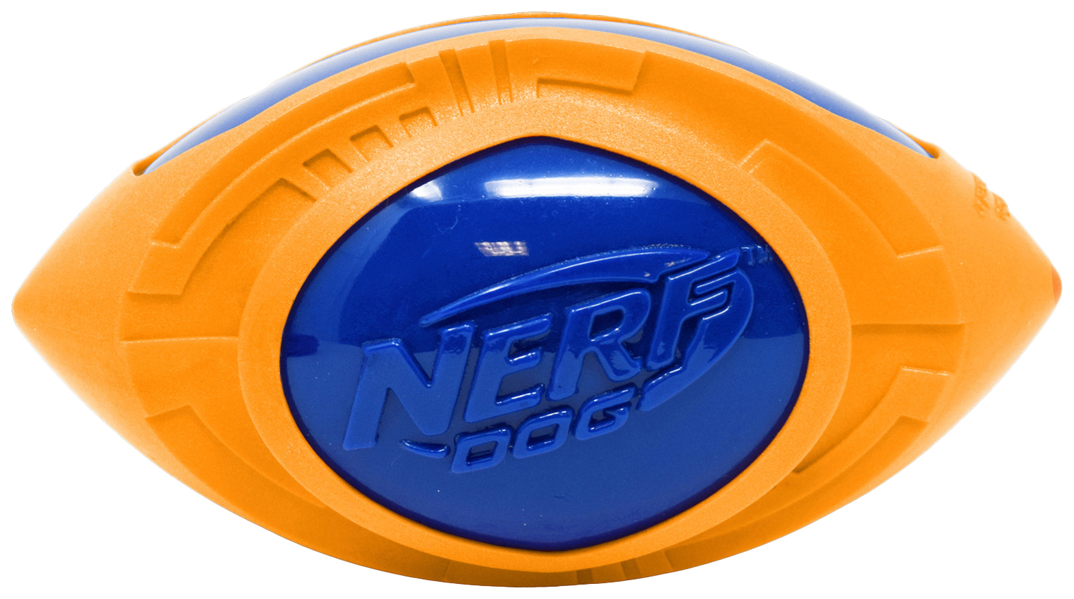 Мяч для регби для собак Nerf из термопластичной резины, 18 см серия Мегатон