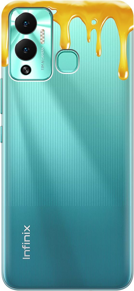 

Чехол на Infinix Hot 12 Play NFC "Honey" прозрачный, Прозрачный;желтый, 14668