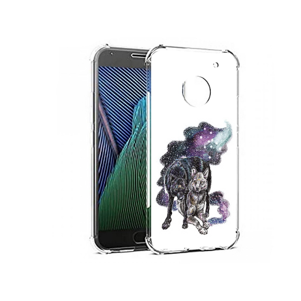 

Чехол MyPads Tocco для Motorola Moto G5 звездные волки (PT67504.367.352), Прозрачный, Tocco