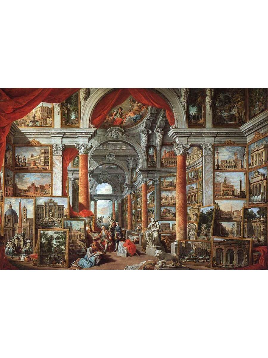 

Постер DRABS A3 Джованни Паоло Паннини Picture Gallery with Views of Modern Rome
