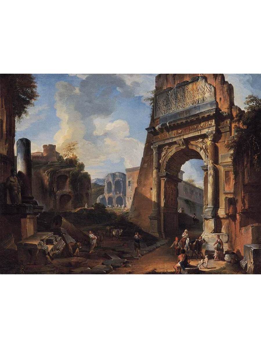 

Постер DRABS A3 Джованни Паоло Паннини Ideal Landscape with the Titus Arch