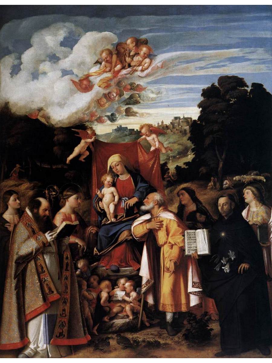 

Постер DRABS A3 Джованни Кариани Virgin Enthroned with Angels and Saints