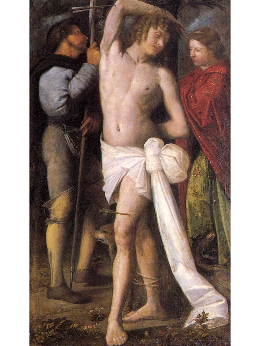 

Постер DRABS A3 Джованни Кариани St Sebastian between St Roch and St Margaret