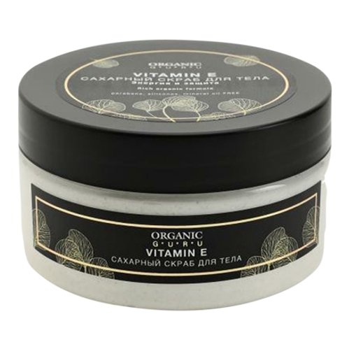 

Скраб для тела Organic Guru сахарный с витамином Е увлажняющий 200 мл