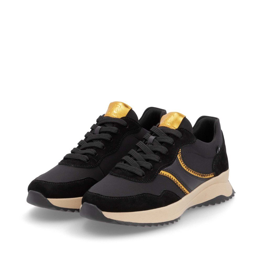 

Кроссовки женские Rieker W1302-00 черные 43 RU, Черный, W1302-00