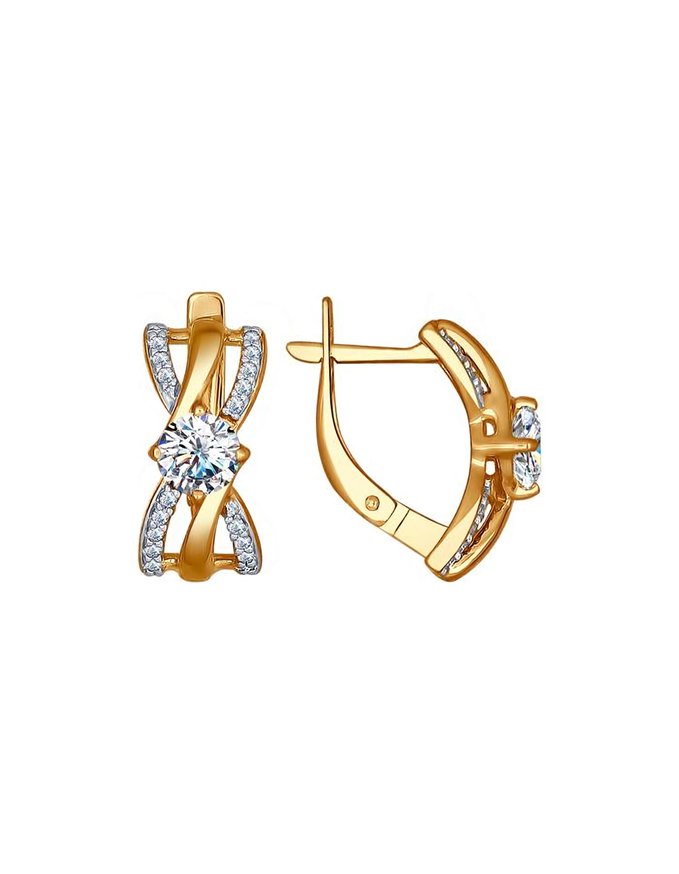 

Серьги из серебра TEO MAORI 893020760, фианит, 893020760