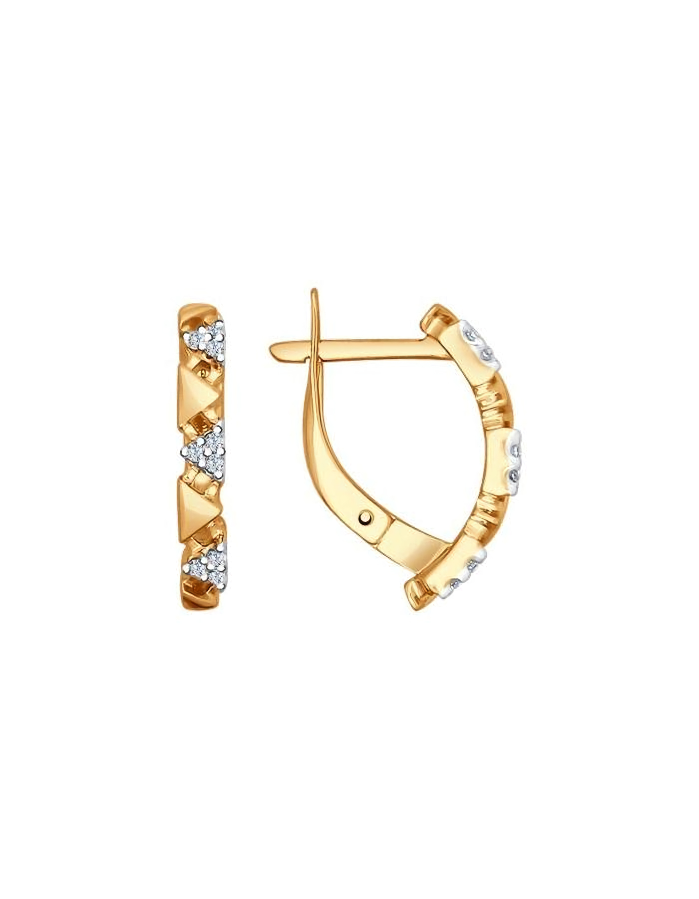 

Серьги из серебра TEO MAORI 893020749, фианит, 893020749