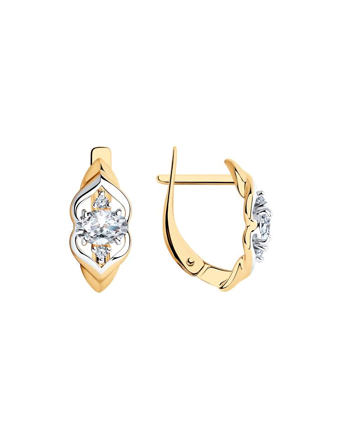 

Серьги из серебра TEO MAORI 893020718, фианит, 893020718
