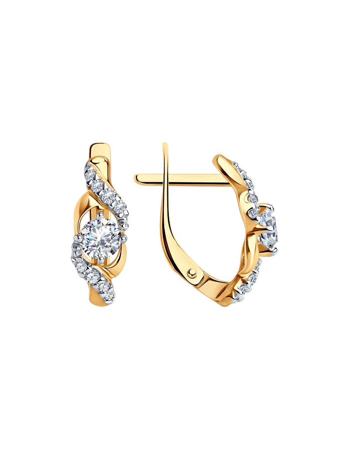 

Серьги из серебра TEO MAORI 893020715, фианит, 893020715