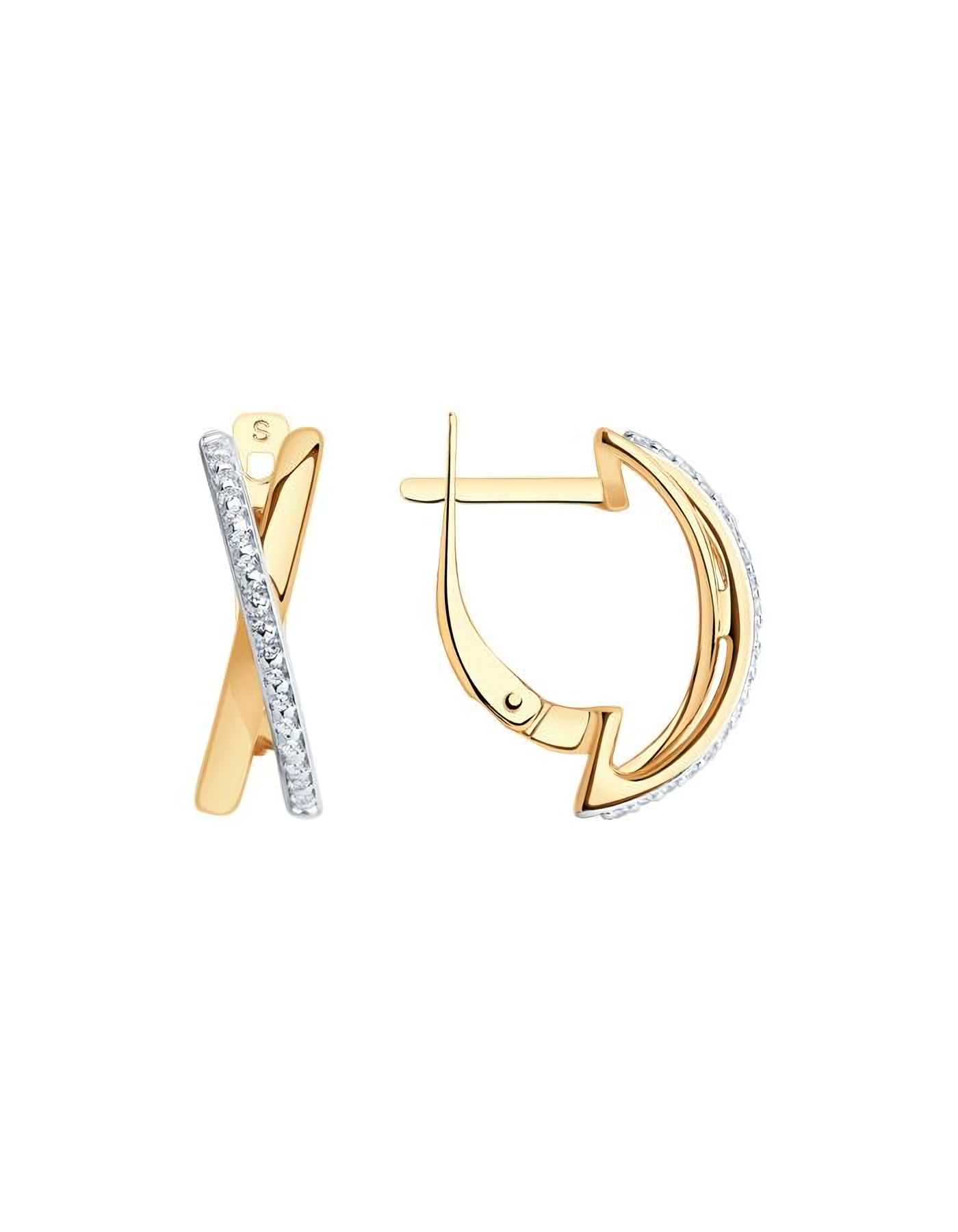 

Серьги из серебра TEO MAORI 893020678, фианит, 893020678