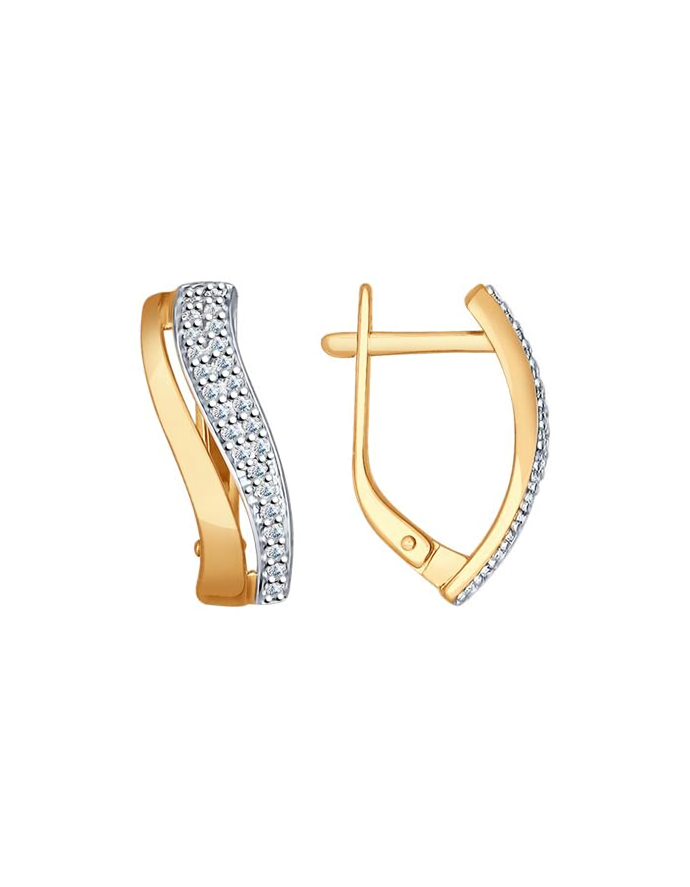 

Серьги из серебра TEO MAORI 893020677, фианит, 893020677