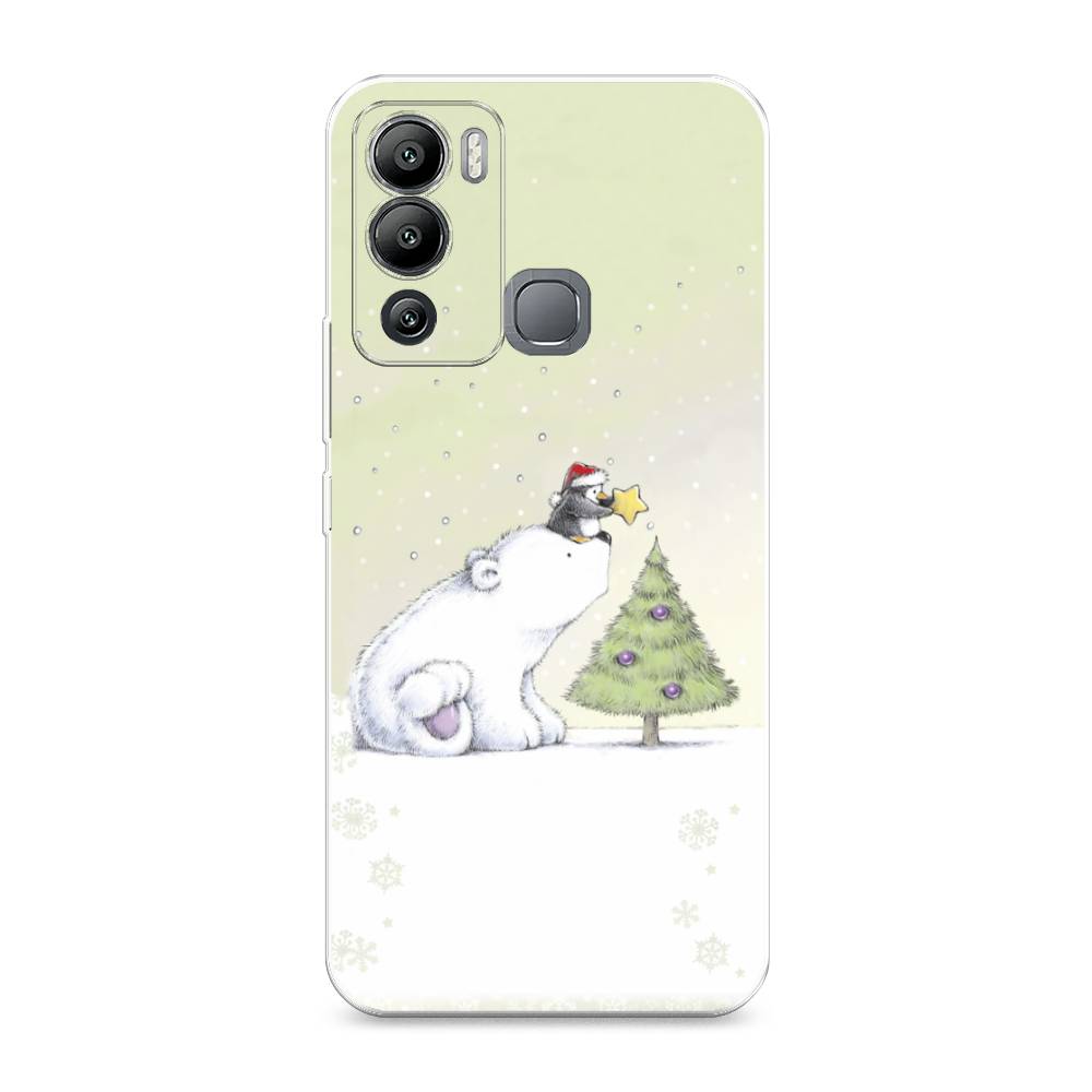 

Чехол для Infinix Hot 12i "Украшение елки", Белый;бежевый, 3101250-5