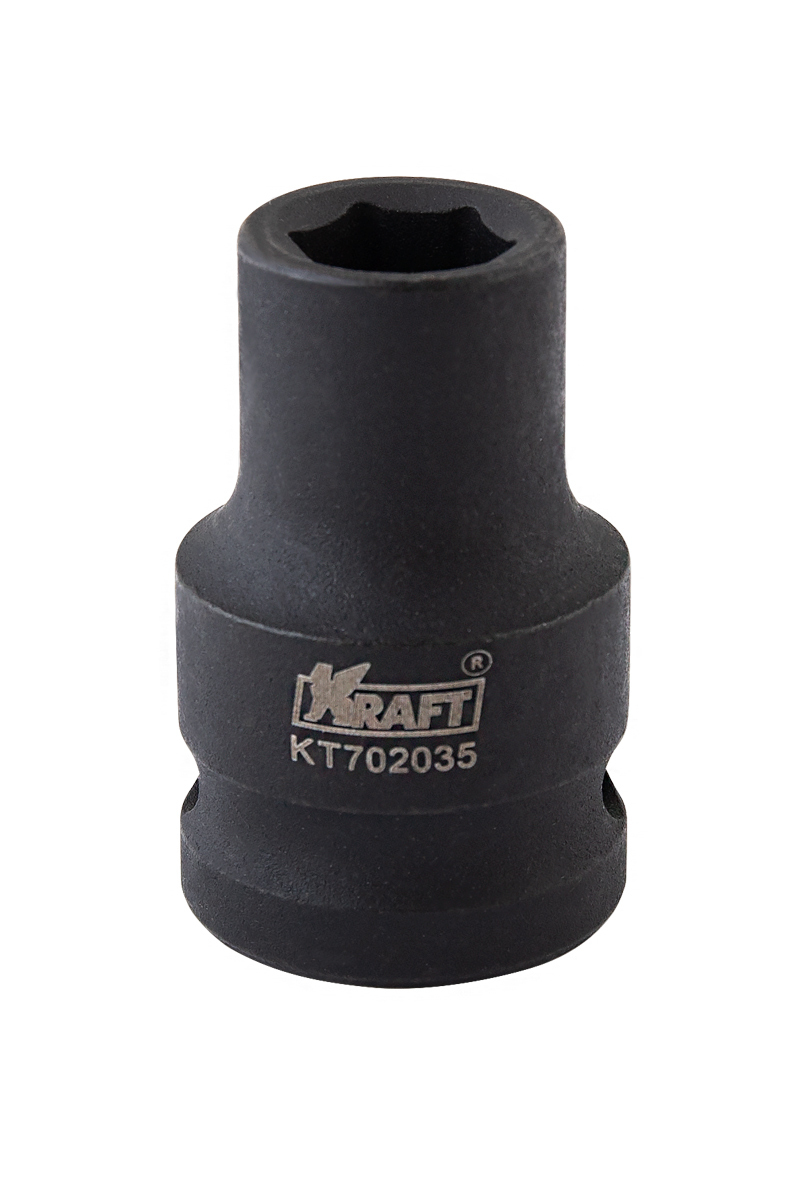 

Головка ударная KRAFT KT 702035 6-гранная х10мм 1/2"