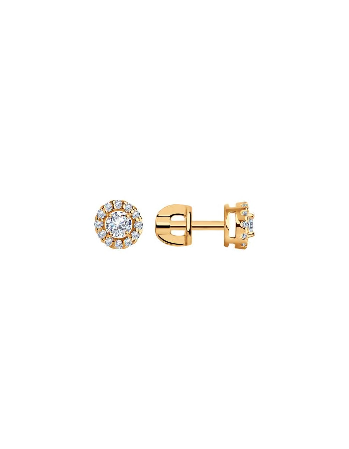 

Серьги пусеты из серебра TEO MAORI 893020634, фианит, 893020634