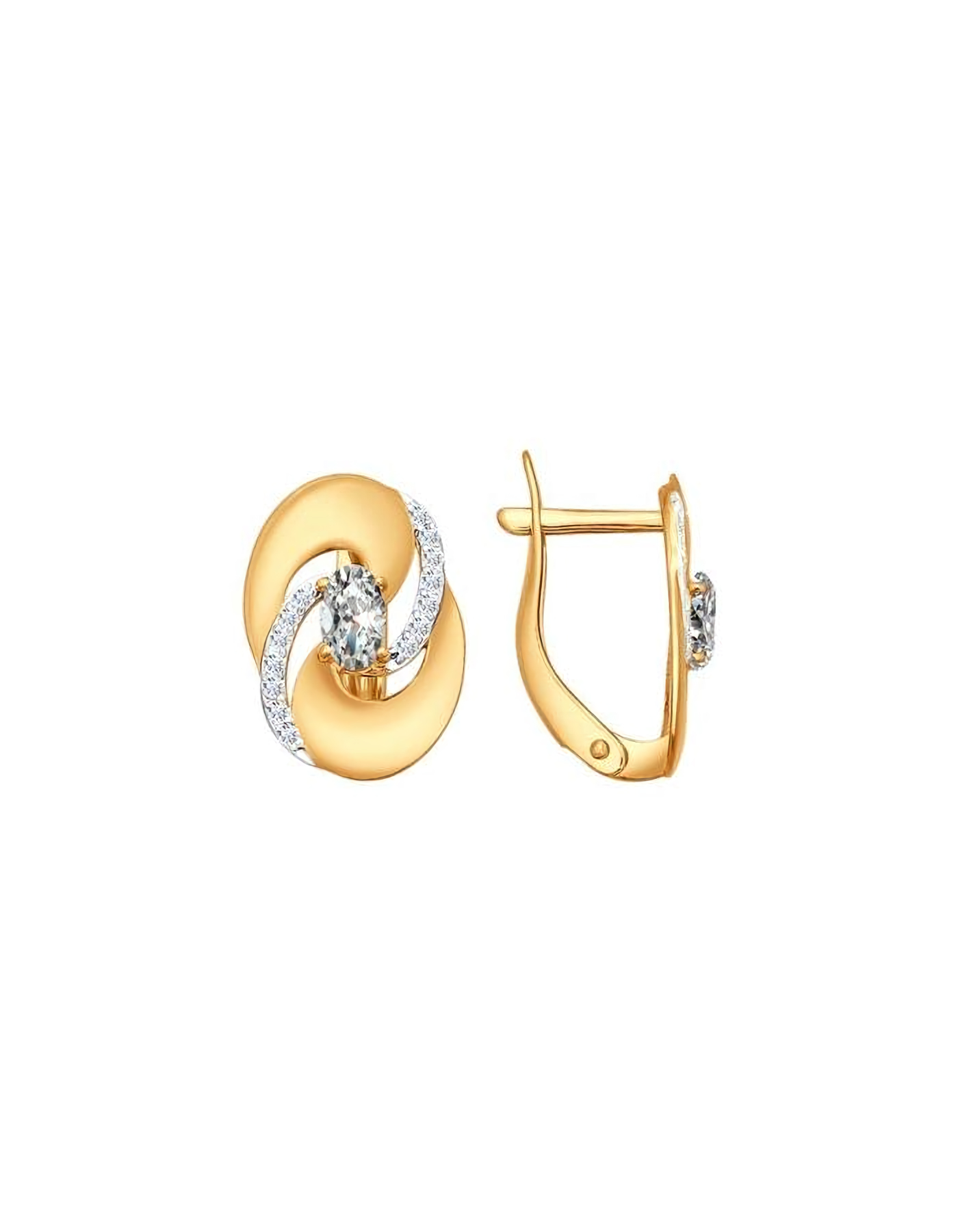 

Серьги из серебра TEO MAORI 893020605, фианит, 893020605
