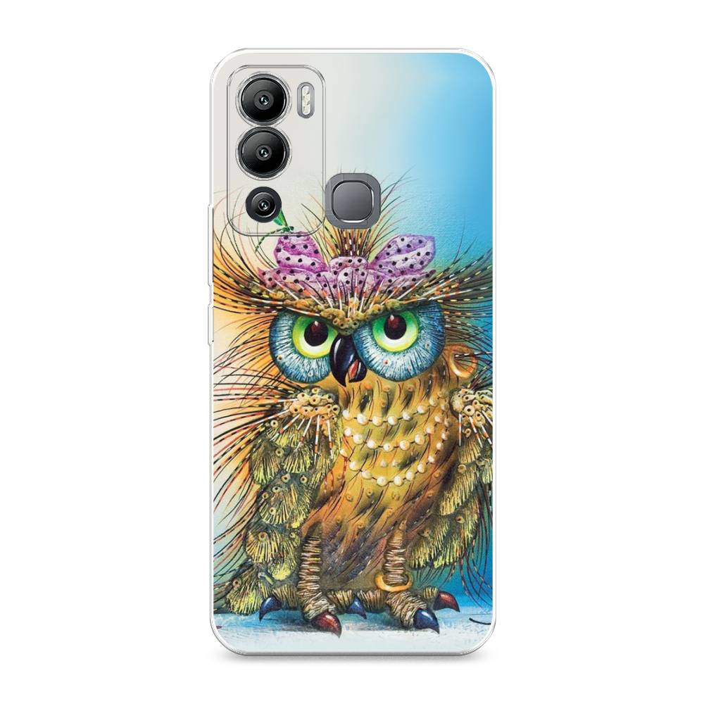

Чехол для Infinix Hot 12i "Модная сова", Коричневый;голубой, 3101250-1