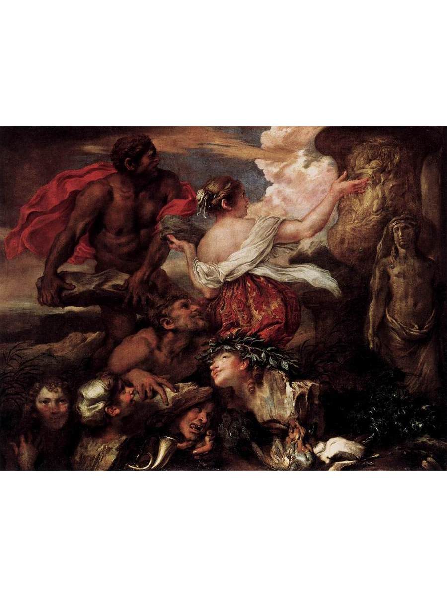 

Постер DRABS A3 Джованни Бенедетто Кастильоне Pyrrha and Deucalion