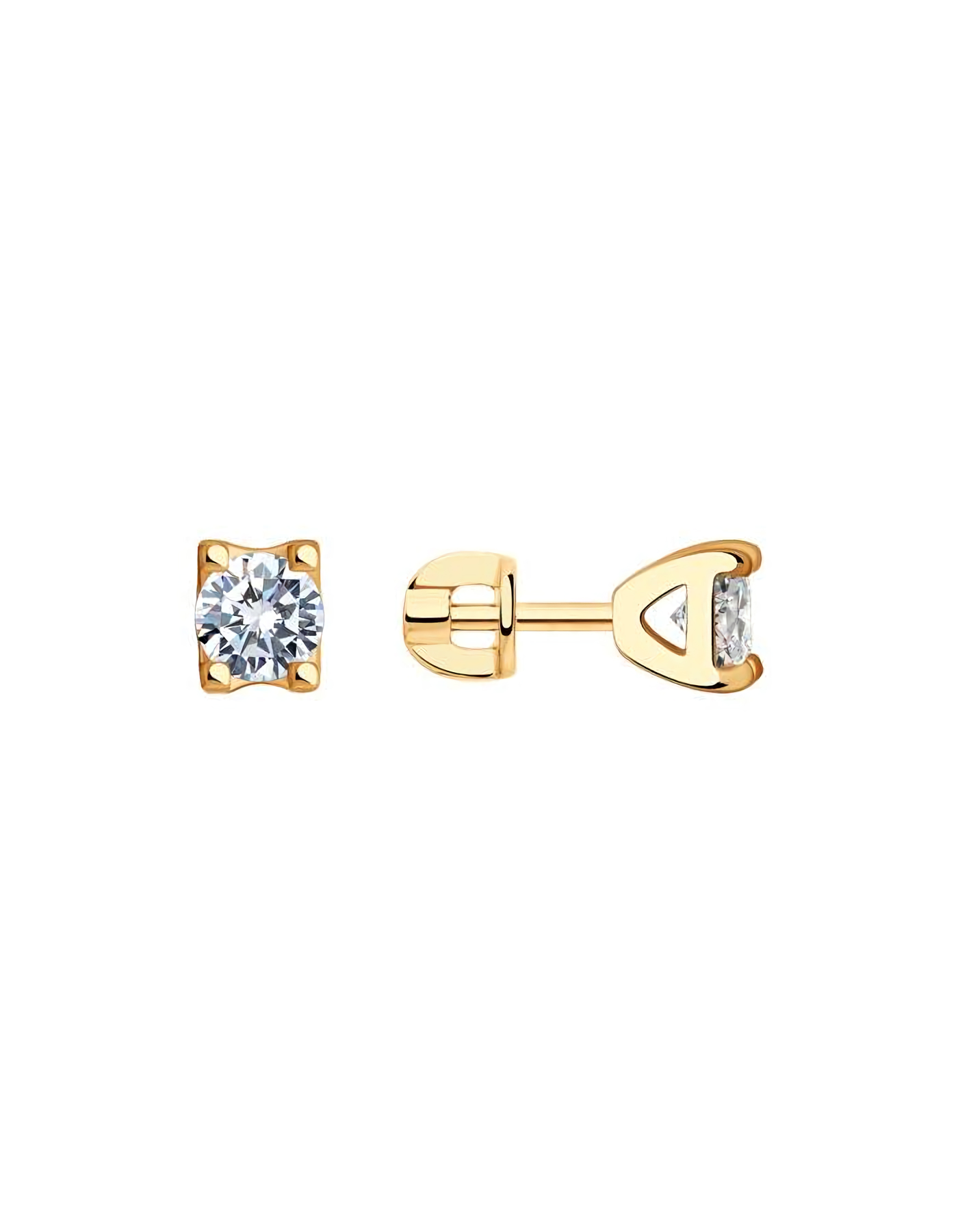 

Серьги пусеты из серебра TEO MAORI 893020532, фианит, 893020532