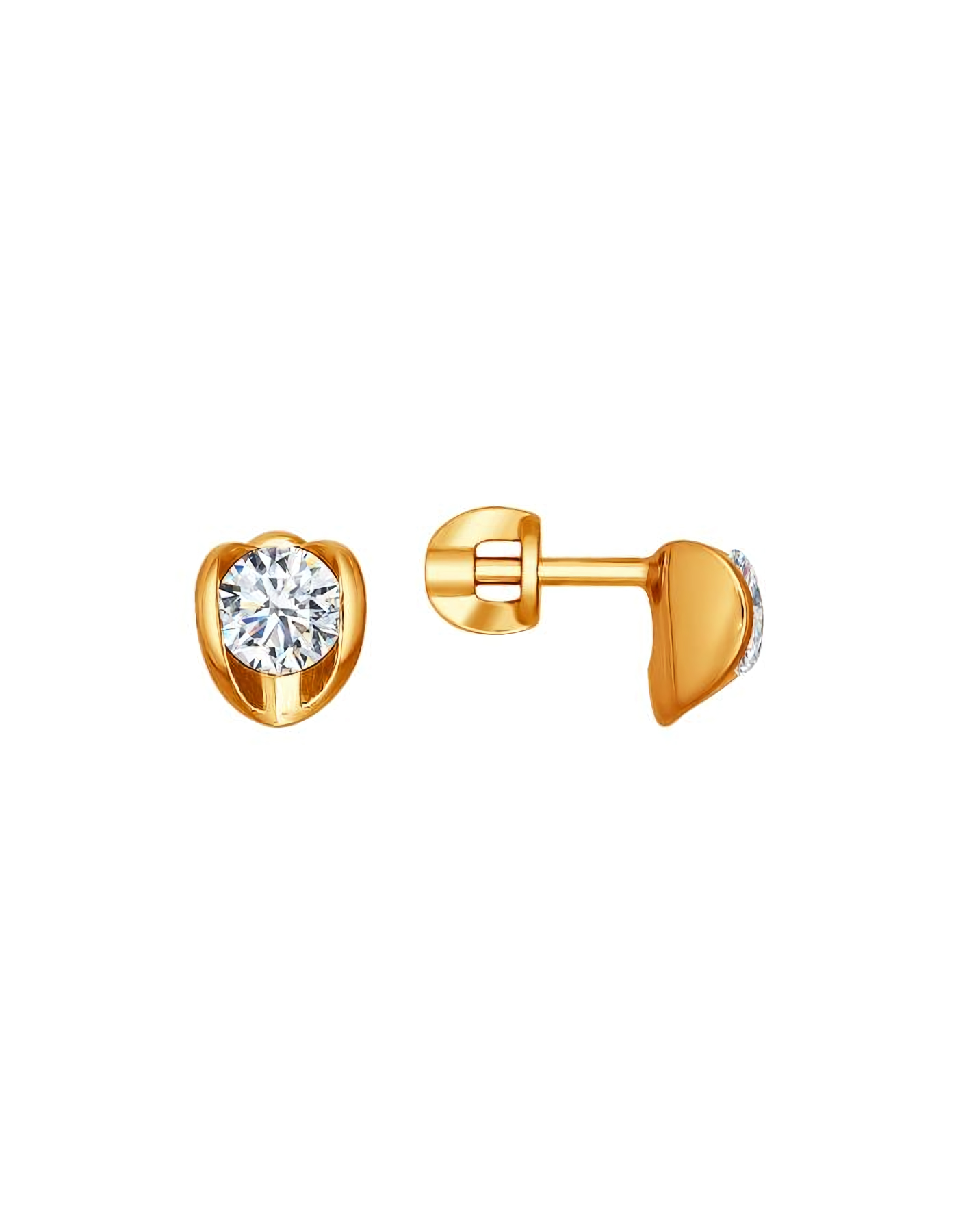 

Серьги пусеты из серебра TEO MAORI 893020505, фианит, 893020505