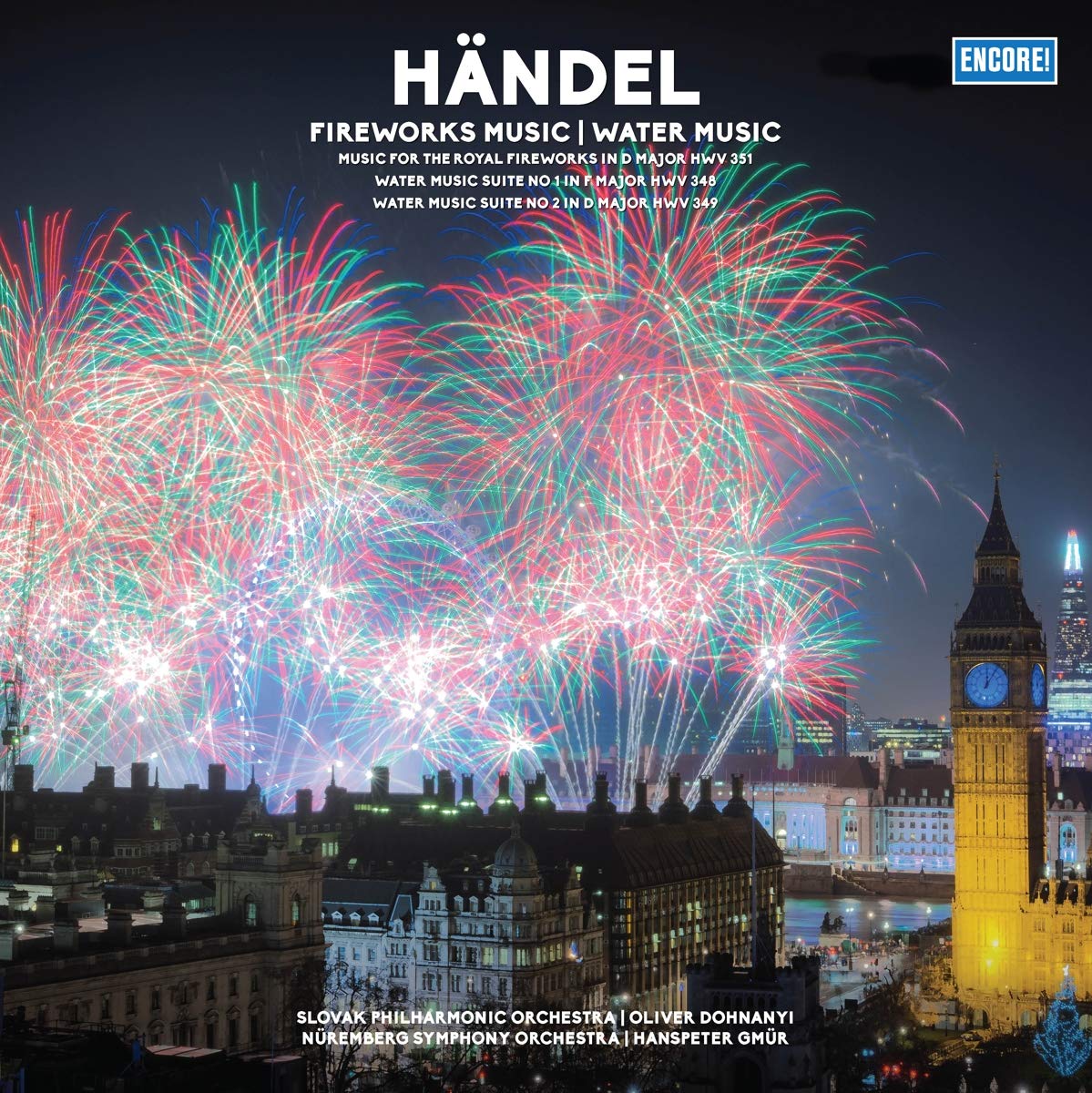 фото Symphony orchestra handel - fireworks music, water music (винил) мистерия звука