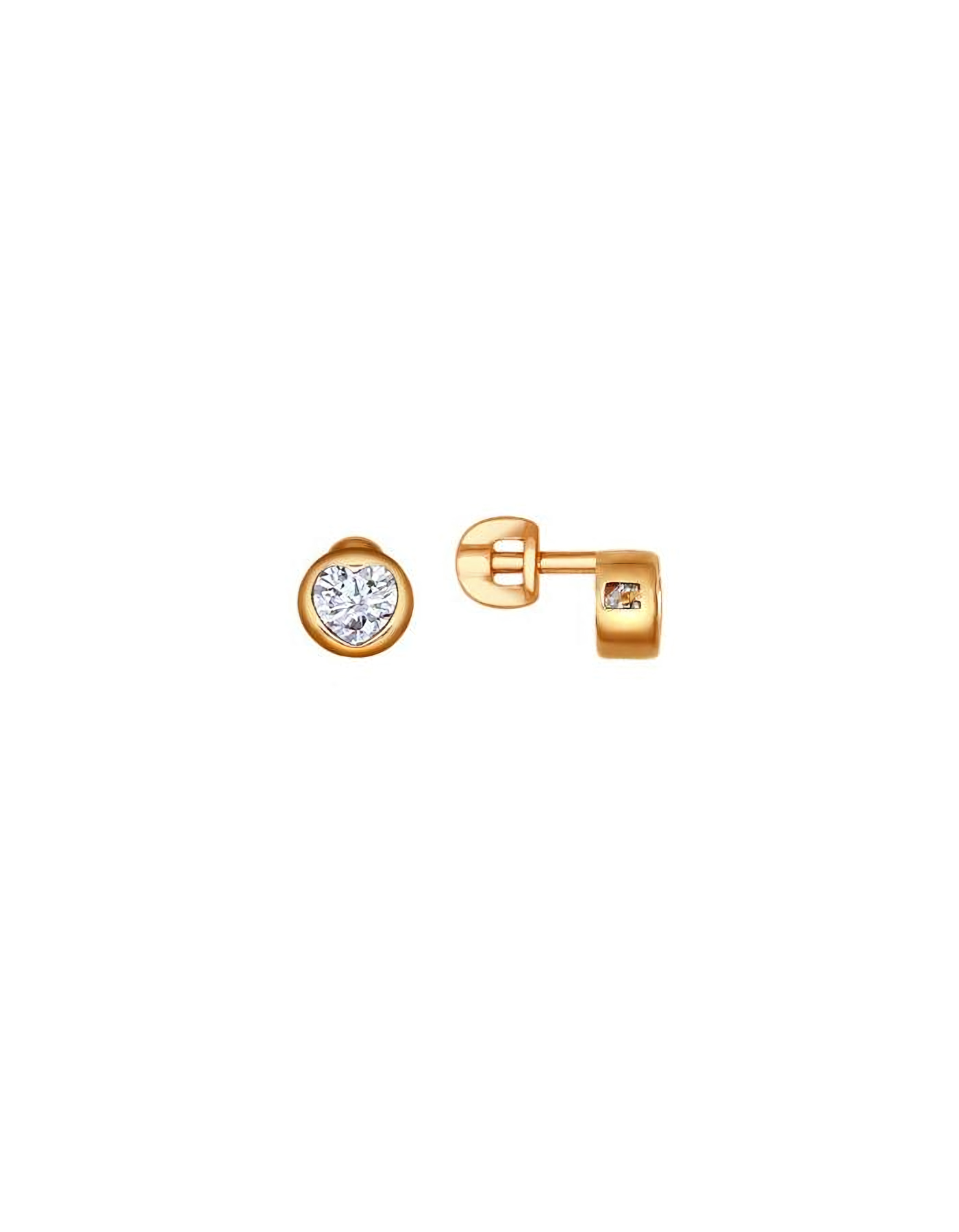 

Серьги пусеты из серебра TEO MAORI 893020392, фианит, 893020392